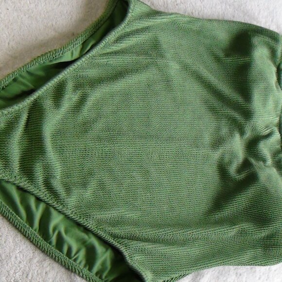 Shade & Shore Swimwear Womens Full Coverage One Piece Pucker Green XS,S,M,L,XL - Picture 15 of 16